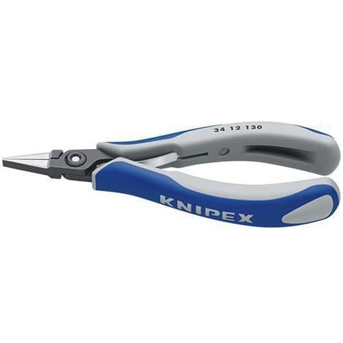KNIPEX Präzisions-Elektronik-Flachzange Gesamt-L.135mm flachbreite Backen pol.Form 1