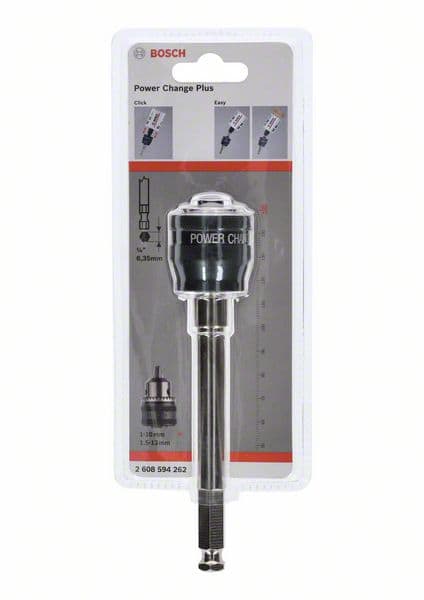 BOSCH Verlängerungsstange 150 mm/ 6 Zoll und PC Plus-Dorn 7/16 Zoll, 11 mm