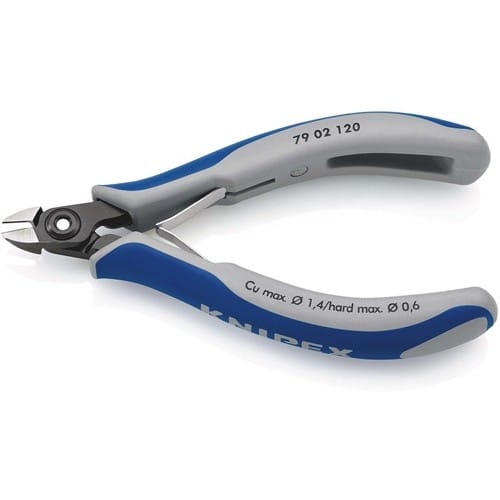 KNIPEX Präzisions-Elektronik-Seitenschn.L.120mm Form 0 Facette ja,sehr kl.pol.KNIPEX