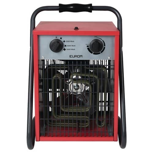 EUROM Elektroheizer 190 m³/h 0/2500/5000 W 16 A EUROM