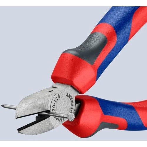 KNIPEX Seitenschneider L.125mm Kopf pol.Comfort-Griff max.1,5mm KNIPEX