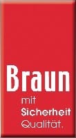 BRAUN Mehrzweckseil L.10m D.8mm orange BRAUN