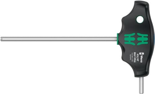 WERA Sechskantschraubendreher 454 HF SW 5mm Klingen-L.150/20 (kurzer Schenkel)mm