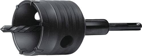 TECWERK Schlagbohrkrone D.80mm Gesamt-L.180mm f.Verteilerdosen SDS-plus TECWERK