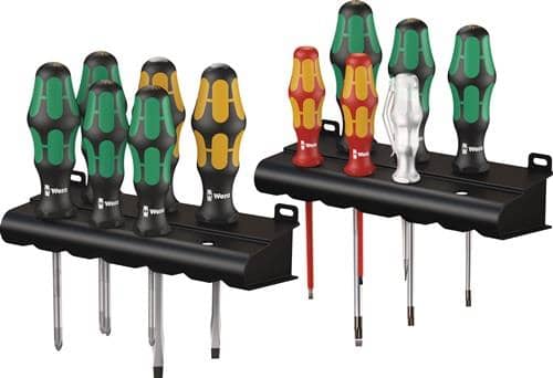 WERA Schraubendrehersatz Kraftform XXL 2 12-tlg.Schlitz/PH/PZD/TX Kraftformgriff