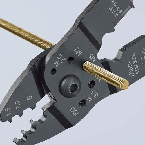 KNIPEX Crimpzange L.230mm 0,5- 6 (AWG 20-10) mm² KNIPEX