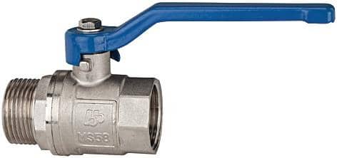 RIEGLER Messingkugelhahn VALVE LINE 33,25mm G 1 Zoll innen/außen DN 25mm RIEGLER