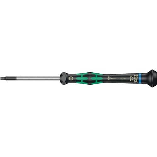 WERA Elektronik-Feinmechanik-Schraubendreher 2054 6-KT.2,5mm Klingen-L.60mm WERA