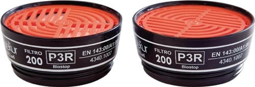 EKASTU Partikelfilter 200 P3R D EN 143 P3 f.Polimask 100/2,C 702/TWIN EKASTU