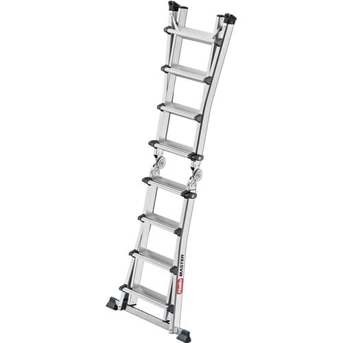 HAILO Vielzweckleiter Master M100 Alu.Sprossen 4x4 gekl.H270xB580xT270mm HAILO