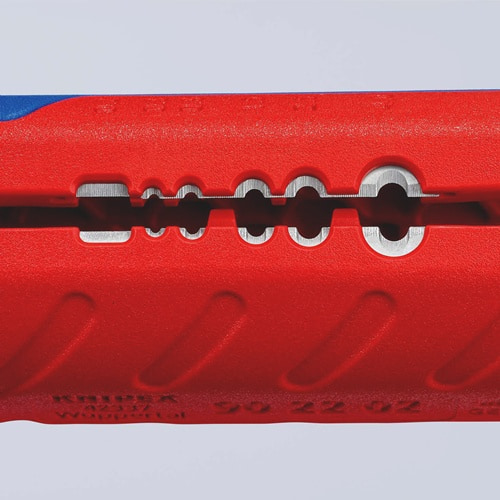 KNIPEX Abmantelungswerkzeug TwistCut Gesamt-L.100mm Arbeitsber.0,2-4 (Litze)mm² KNIPEX