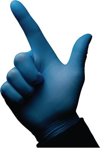 AMPRI Einw.-Handsch.Blue Eco Plus Gr.M blau Nitril 100 St./Box