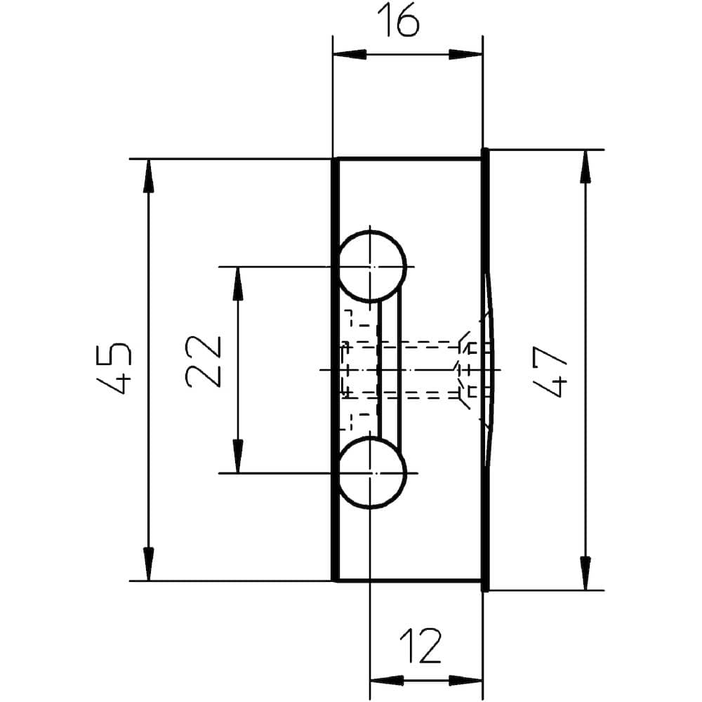 SIMONSWERK Klemmblock VARIANT® V 3608, elfenbein