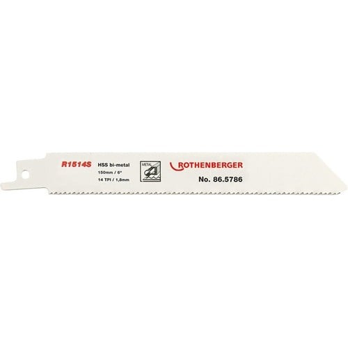 ROTHENBERGER Säbelsägeblatt R1514S L.150mm B.20mm 1,8mm 5 St./Karte ROTHENBERGER