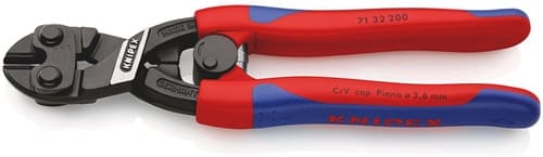 KNIPEX Kompaktbolzenschneider CoBolt L.200mm Mehrkomp.-Hülle ger.m.Aussparung