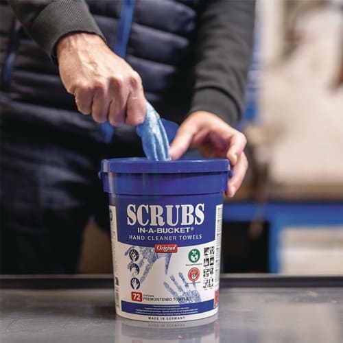 SCRUBS Handreinigungstuch o.Eins.v.Wasser 72 St.1 Eimer