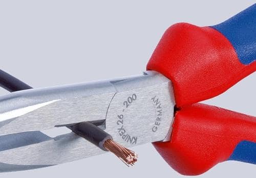 KNIPEX Flachrundzange L.200mm verchr.ger.Comfort-Griff KNIPEX