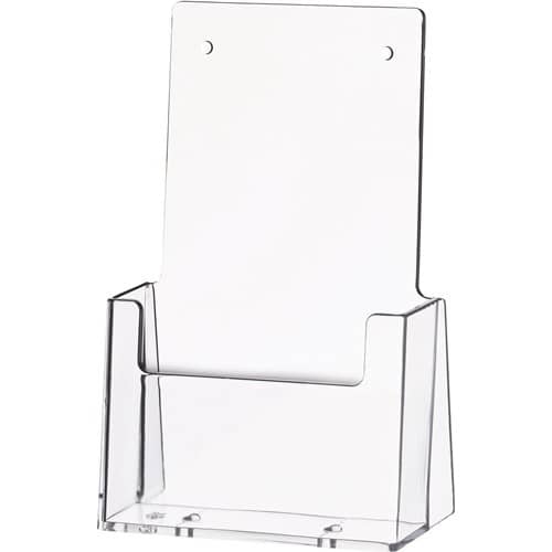 HELIT Tischprospekthalter 1/3 DIN A4/C6 lang Ku.transp.freistehend HELIT