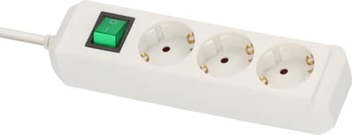 BRENNENSTUHL Steckdosenleiste Eco Line 16 A 250 V Steckd.3 m.Schalter 1,5m H05VV-F 3x1,5 mm²
