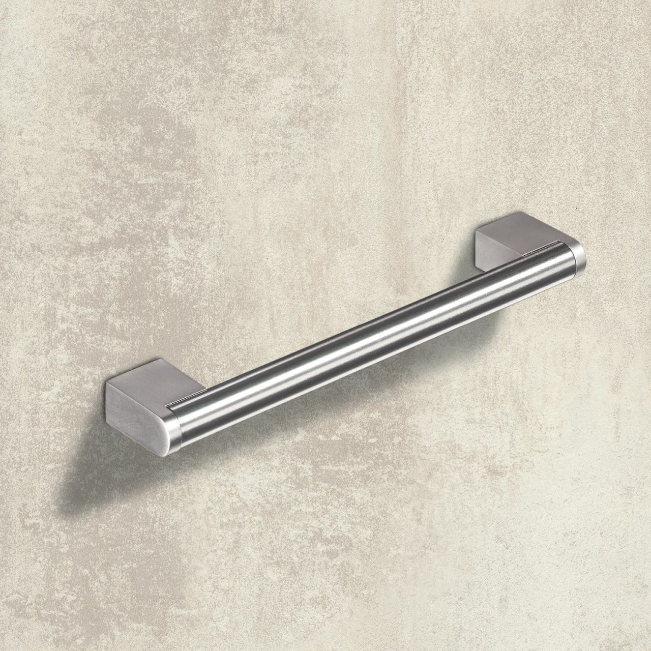 HETTICH Griff Brema, •–• 128, L 170 mm, B 14 mm, H 35 mm, Edelstahl Optik gebürstet, 9069890