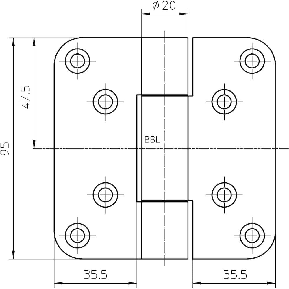 SIMONSWERK Objektband VARIANT® VN 2929/100, edelstahl