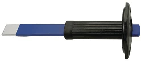 TECWERK Schlitz-/Flachmeißel Schneiden-B.26mm 26x7mm m.Handschutz CV-Stahl TECWERK