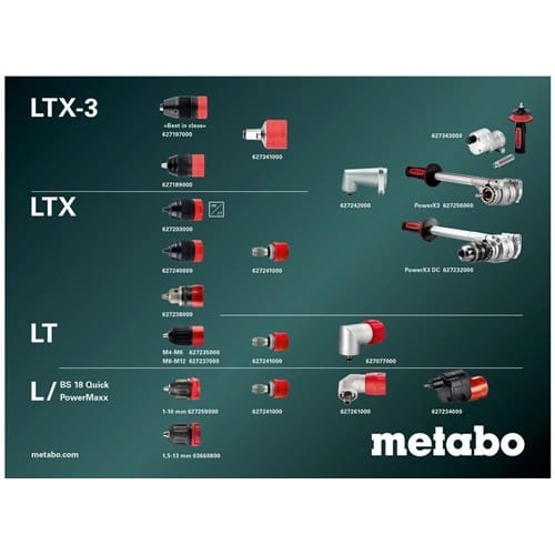 METABO Akku-Bohrschrauber BS 18 LT BL Q 18 V 1,5-13 mm