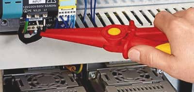 KNIPEX Flachrundzange Gesamt-L.220mm KU.glasfaserverst.m.Weichkunststoff-Zone KNIPEX