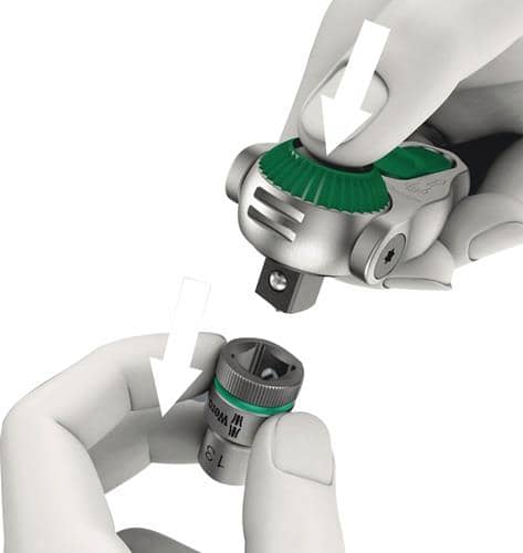 WERA Steckschlüsselsatz 8100 SB ALL-in Zyklop Speed 35-tlg.3/8 Zoll SW 6-19mm