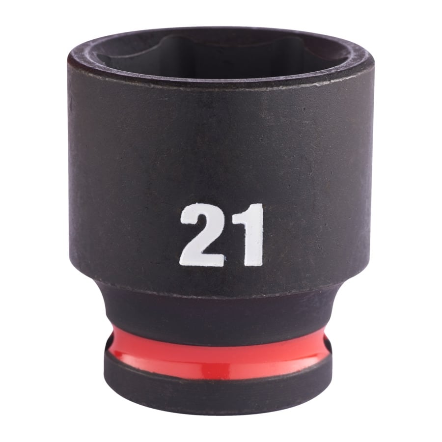 MILWAUKEE 21 x 34 mm SHOCKWAVE Schlagnuss 3/8" kurz