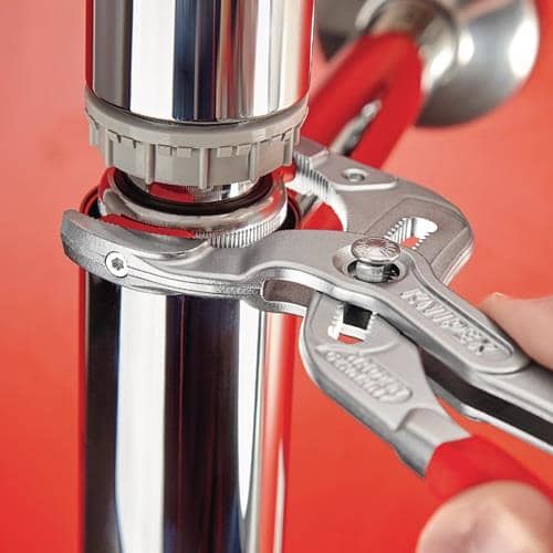 KNIPEX Syphon-/Connectorenzange L.250mm Spann-W.10-75mm verchr.