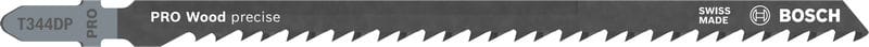 BOSCH Stichsägeblatt T 344 DP Precision for Wood, 3er-Pack