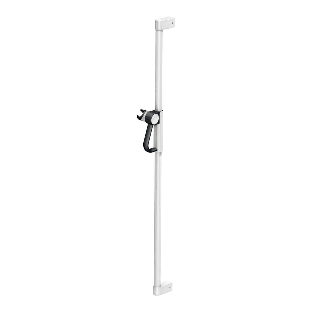 KWS Brausestange mit Brausekopfhalter A100 Anemonenweiß Länge 900 mm