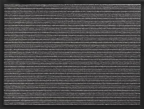 Fußmatte gestreift anthrazit PP L600xB800xS5mm