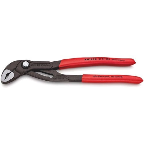 KNIPEX Wasserpumpenzange Cobra® L.250mm Spann-W.46mm pol.Ku.-Überzug KNIPEX
