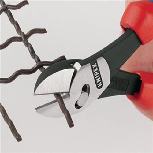 KNIPEX Hochleistungsseitenschneider TwinForce® L.180mm pol.Comfort-Griff KNIPEX