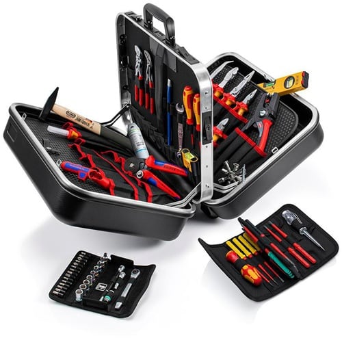 KNIPEX Werkzeugsortiment BIG Twin Elektro 63-tlg.im Hartschalenkoffer